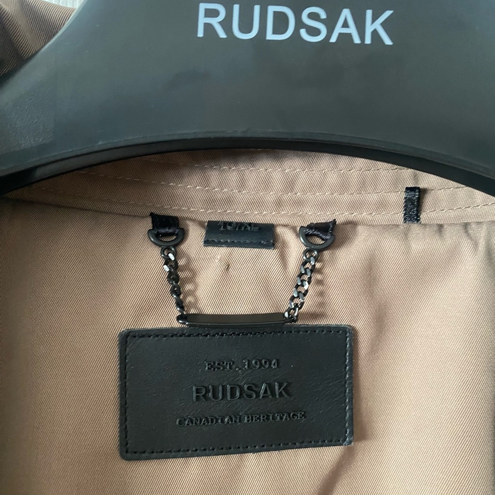 RUDSAK Tan Trench Coat - Picture 9 of 10